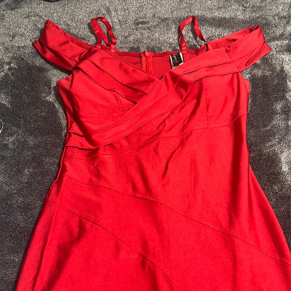 Formal long red dress
